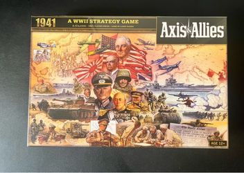 Axis and Allies 1941 Board Game A WWII Strategy Game 2012 SEALED
