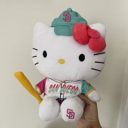 Hello Kitty x SD Padres Plush