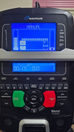 Nautilus Elliptical Machine Console