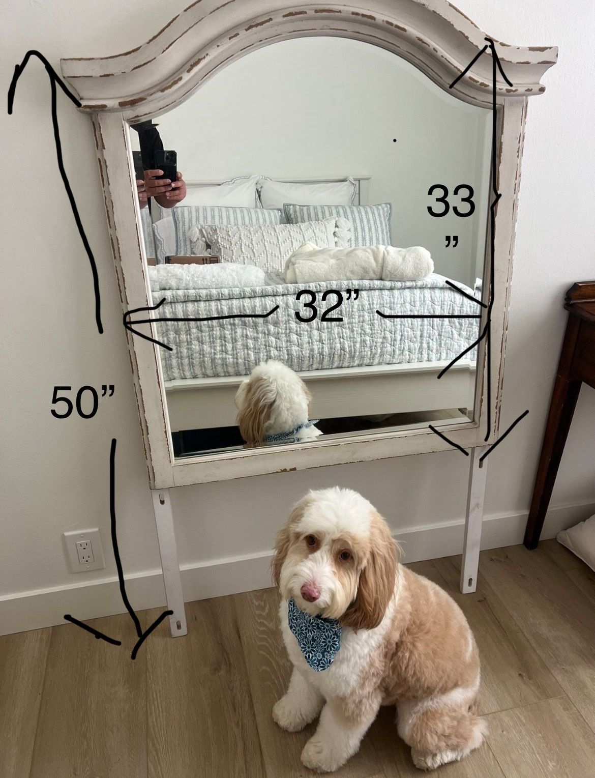Distressed mirror