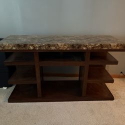 Marble Top Entertainment Center