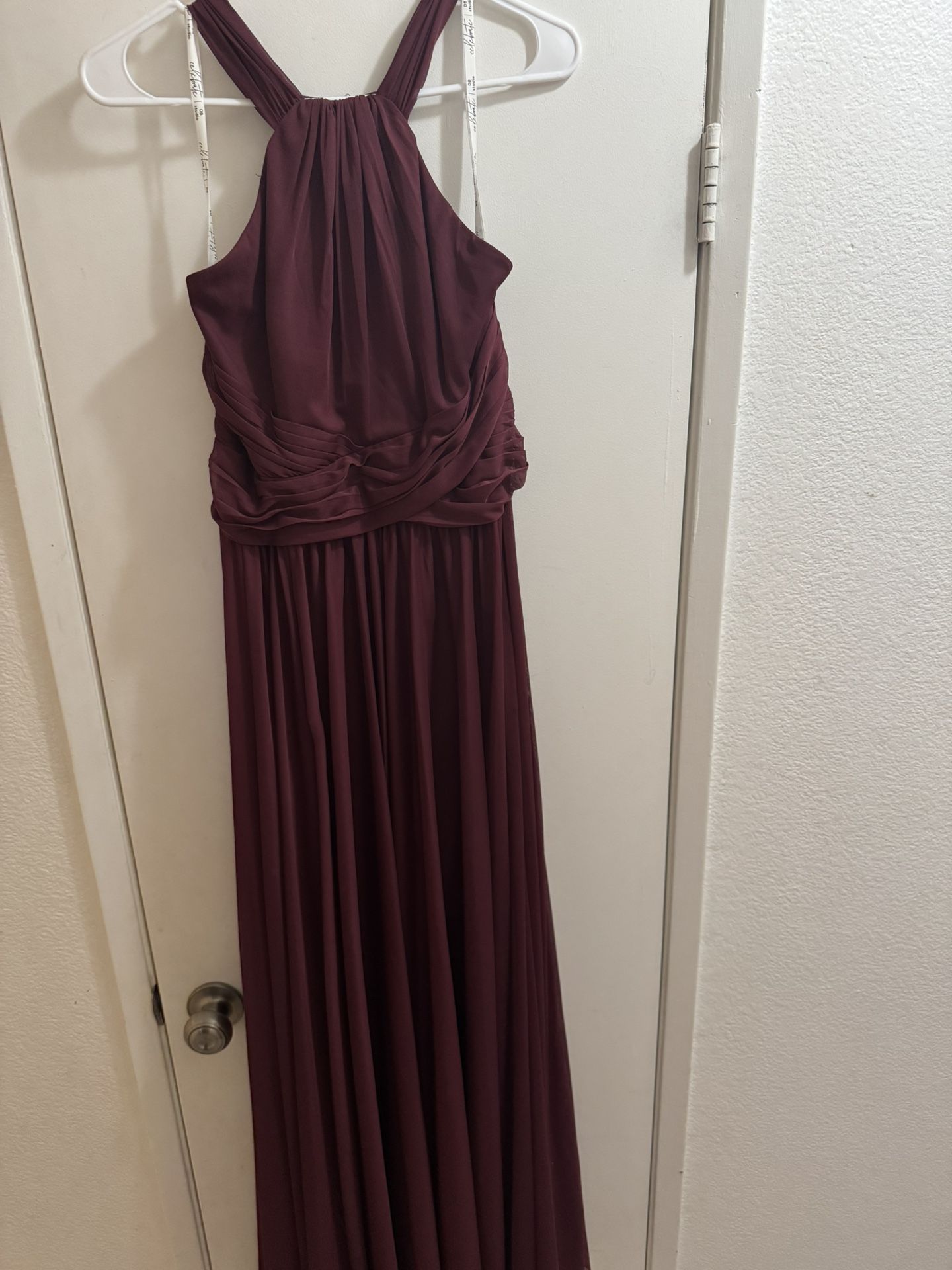 Burgundy’ Bridesmaid Dress 