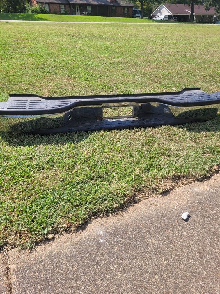 Chevrolet Tahoe rear bumper.