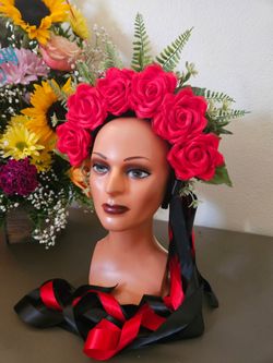 Handmade Eternal flower headpiece
