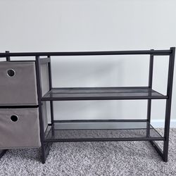 TV Stand with Bins