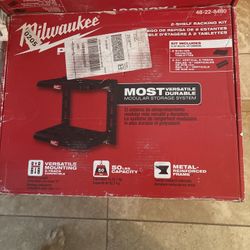 NEW MILWAUKEE PACKOUT 48-22-8480 WALL MOUNT SHELF 2-SHELF TOOL BOX