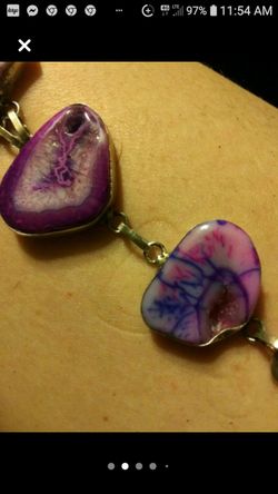Vintage quartz bracelet