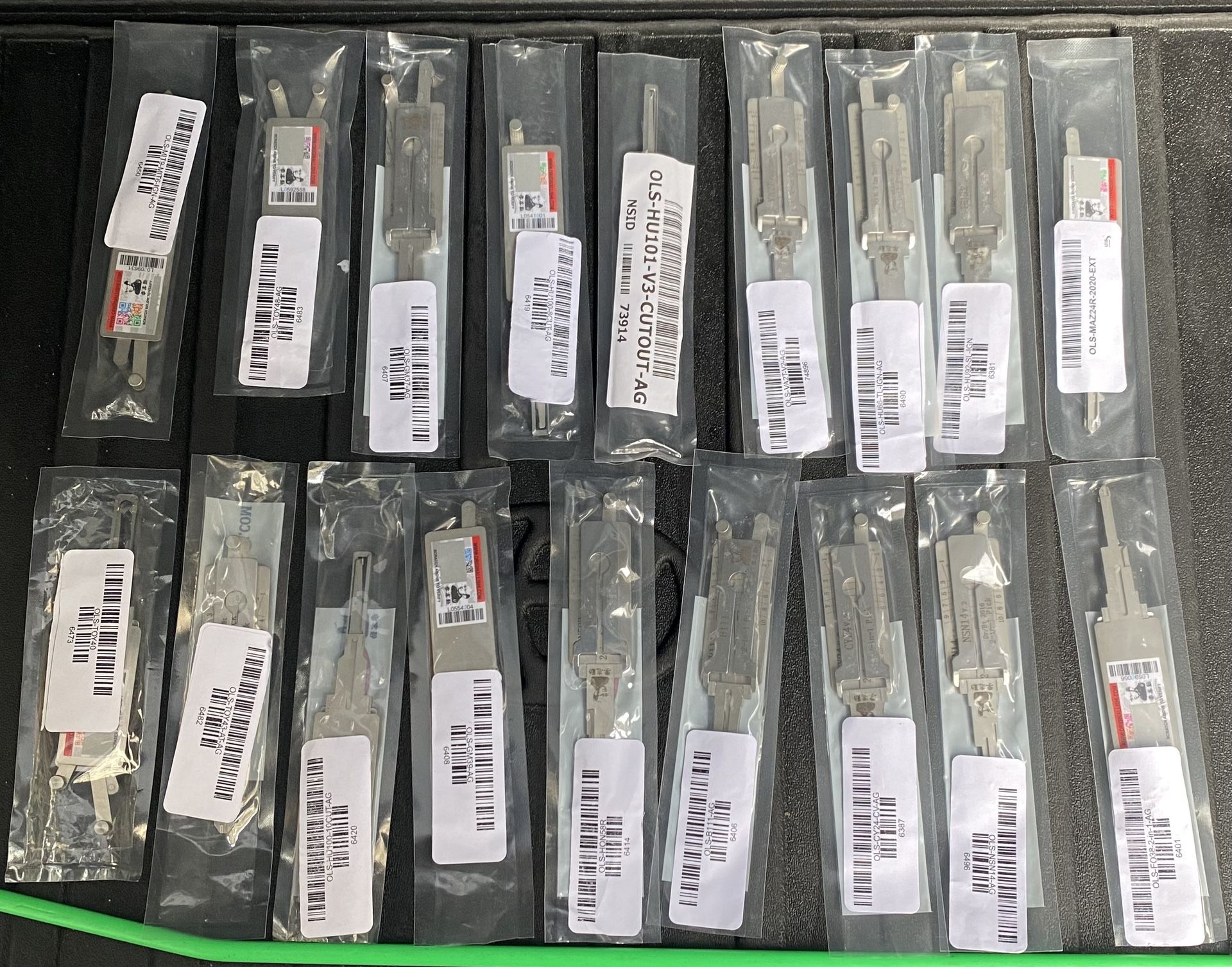 18 different lishi for cars locksmith