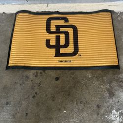 San Diego Padres Door Mat New