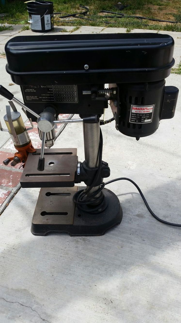 Duracraft drill press model # 40830