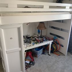 White Bunk Bed 