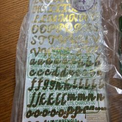 Scrape Book Letters Brand New 