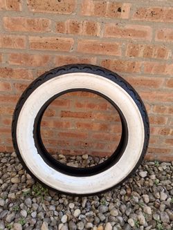Avon Gangster white wall motorcycle tire