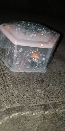 Trinket hexagon box and lid