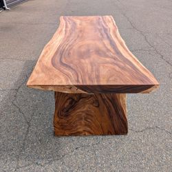 Handcarved Teakwood Table