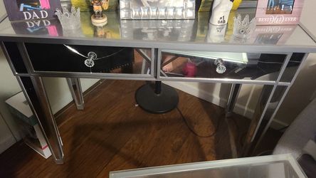 Mirrored vanity table $150 Now $100