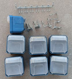 Assorted Peg Board Parts