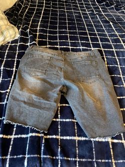Ripped Jean Shorts