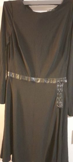 Ralph Lauren  Lauren Cloction  Black Dress 