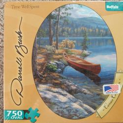 Buffalo Games Oval Cameo: Bush-time Well Spent Puzzle