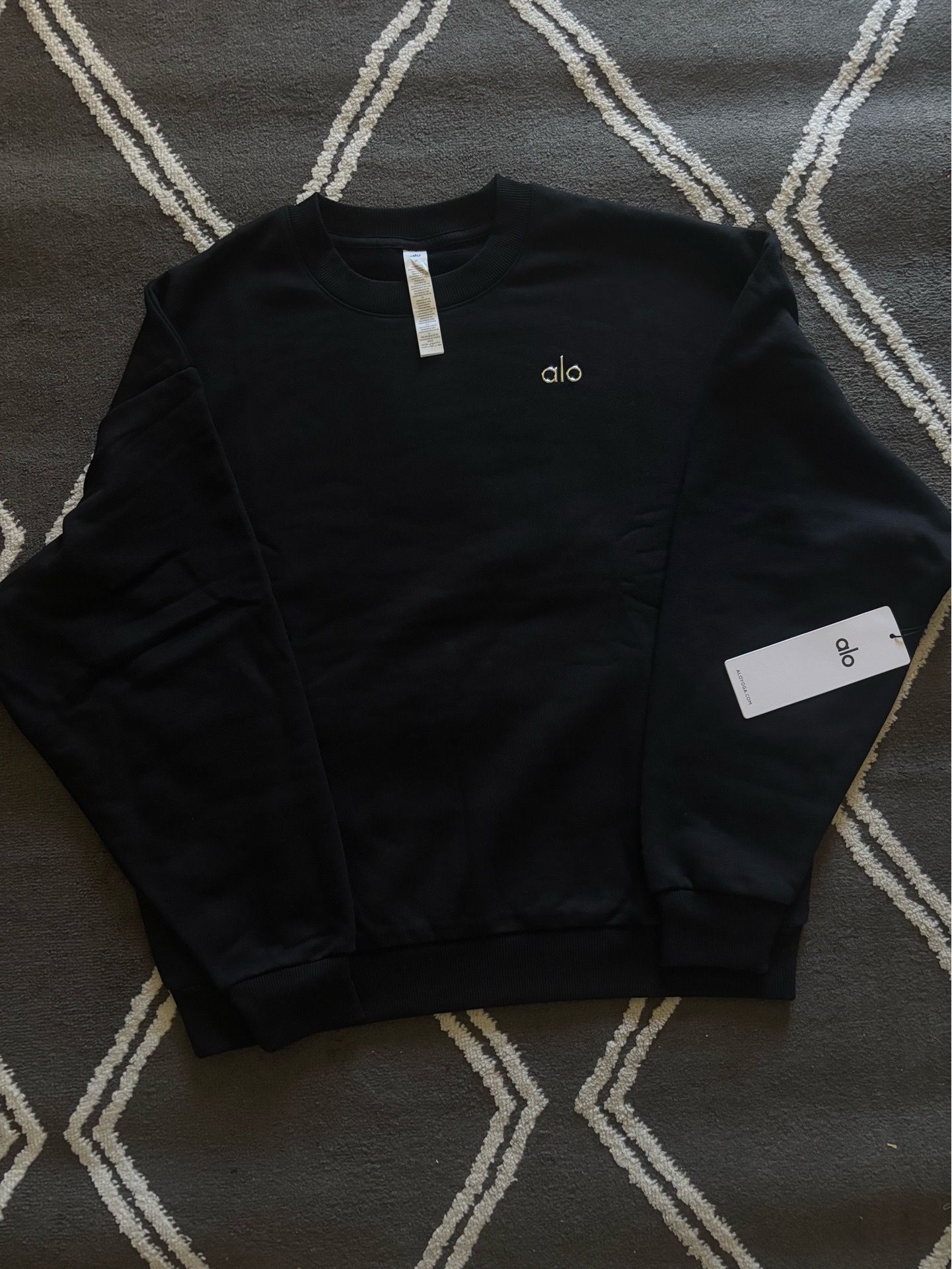 Alo Crewneck Black