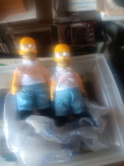 2 bart Simpson collectible  dolls