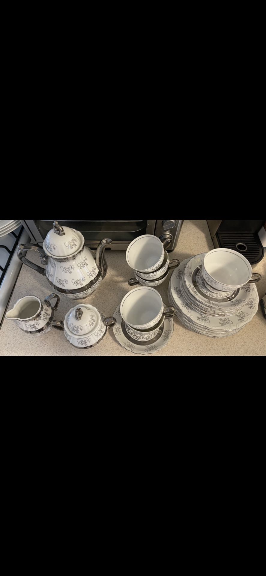 Tea Set - Sterling China Japan