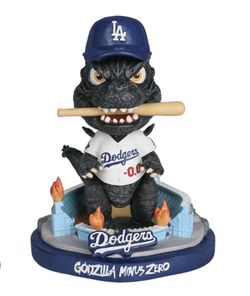 Trading Pokemon for Godzilla Bobblehead