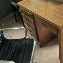 Small desk and rolling chair, $100 for both