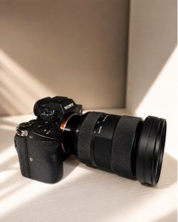 Sony A7 III Professional Camera Bundle + 2 Sigma Lenses + Flash + Accessories