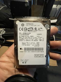 2 MacBook Hard Drives 750 Gig And A Hitachi 250 Gig