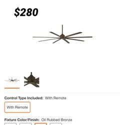 Ceiling Fan 84”
