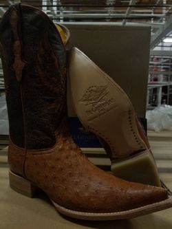 Bota vaquera original avestruz