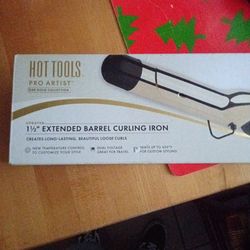1-1/2 Extended Barrel Curling Iron