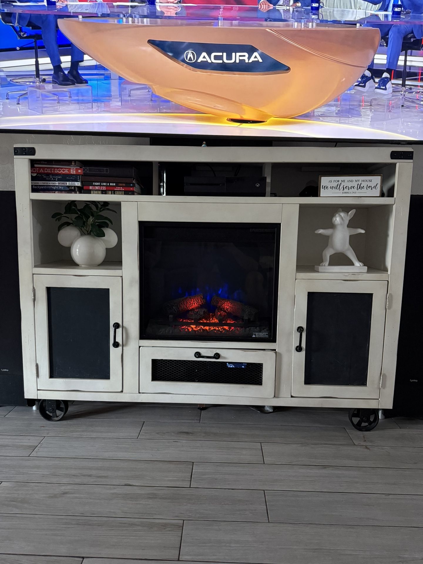 Fireplace Tv Entertainment Stand