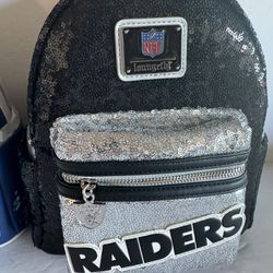 Raiders sequins loungefly