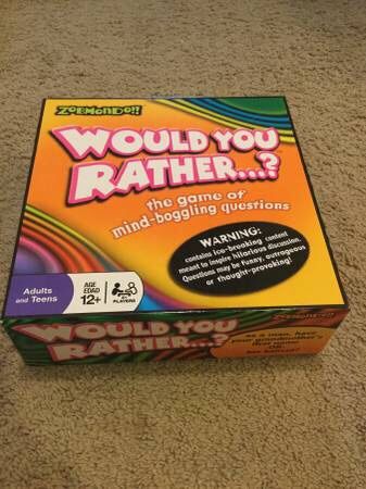 Would You Rather....? Family Board Game
