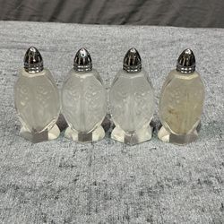 Glass Salt & Pepper Shakers