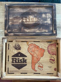 Wooden game of Risk