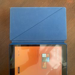 Amazon Fire Tablet With Case 