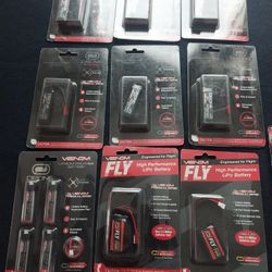 Drone By Venom Batteries New, $10 Each