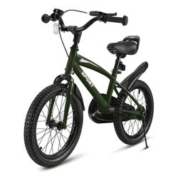 Naipo 16” Kids Bike – Green w/ Training Wheel