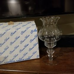 Princess House Crystal Candle Lamp