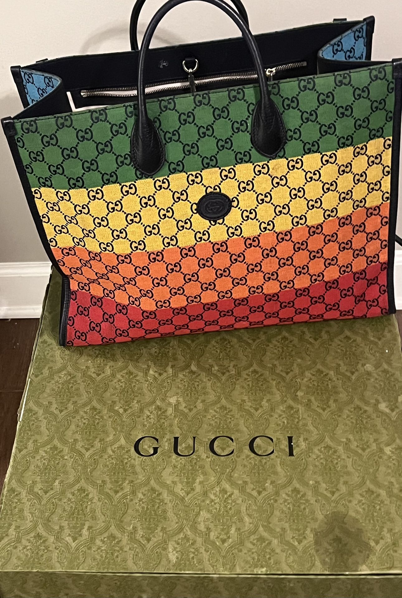 Gucci, Multiple Colors, Large tote