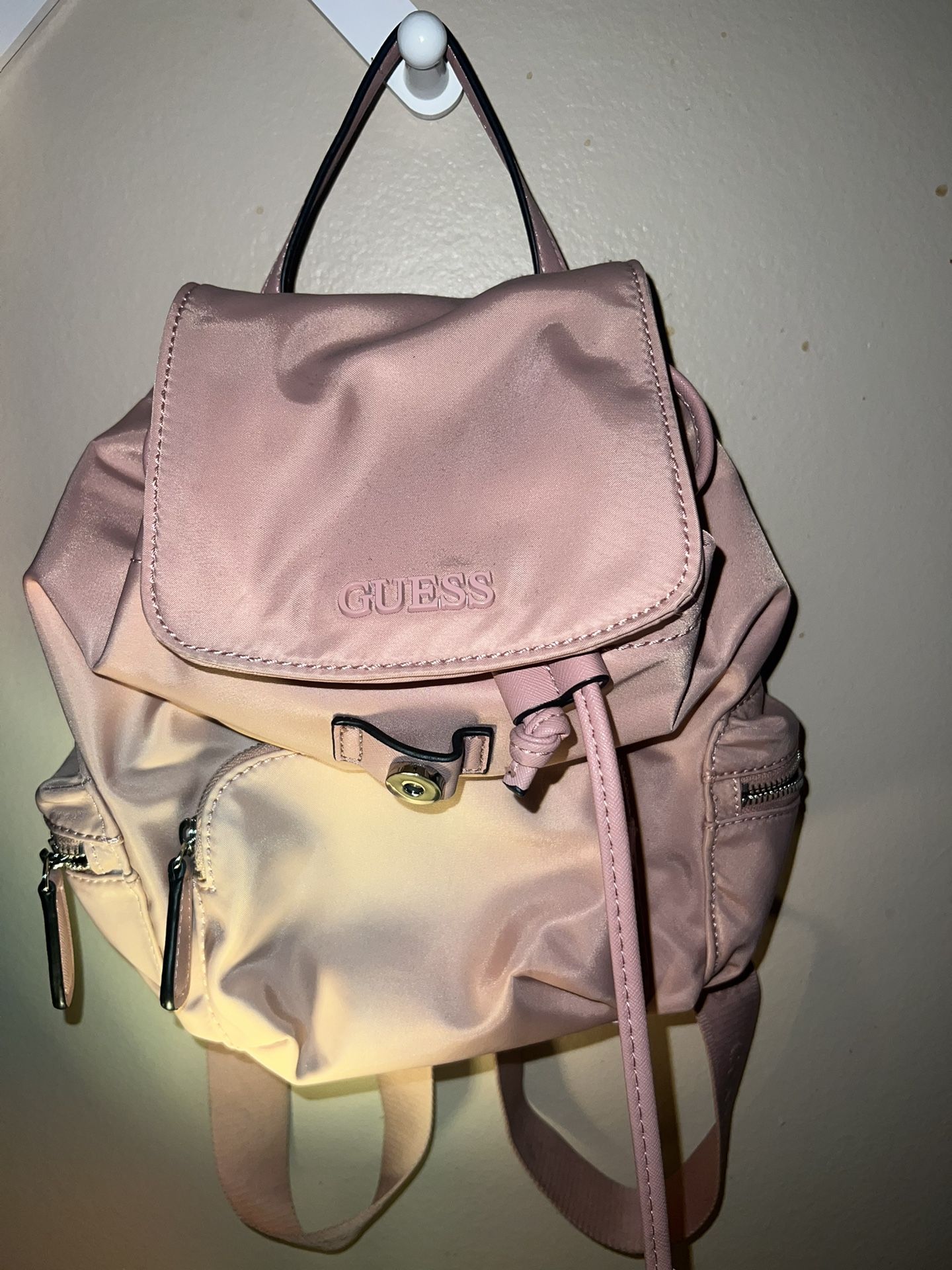 Guess pink backpack