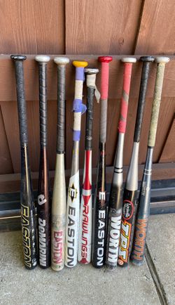 Baseball and Softball bats. Nice lot. One price for all. Sell together