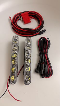 10" Universal  Super Bright Car LED Daytime Running Lights (1 Pair)