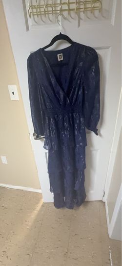 Beautiful navy dress Anne Klein