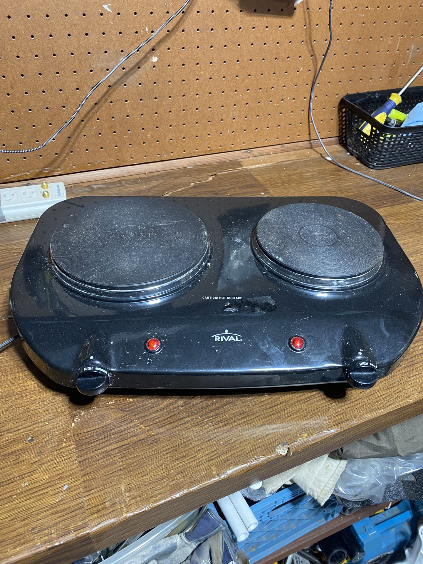 π₯ Rival Double Burner Hot Plate β Model BD250 | Works Great π―