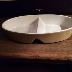 Crofton divided dish stoneware